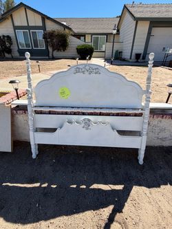 Wooden bed frame