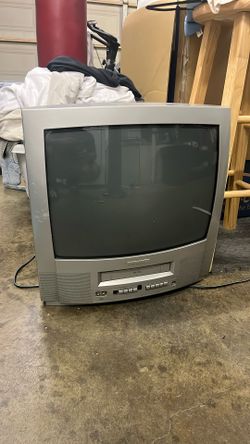Magnavox Combo VHS Tube TV 20 Inch Works
