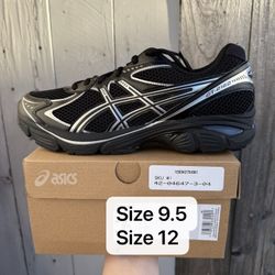 ASICS GT-2160 Black Pure Silver Men size 9.5 size 12