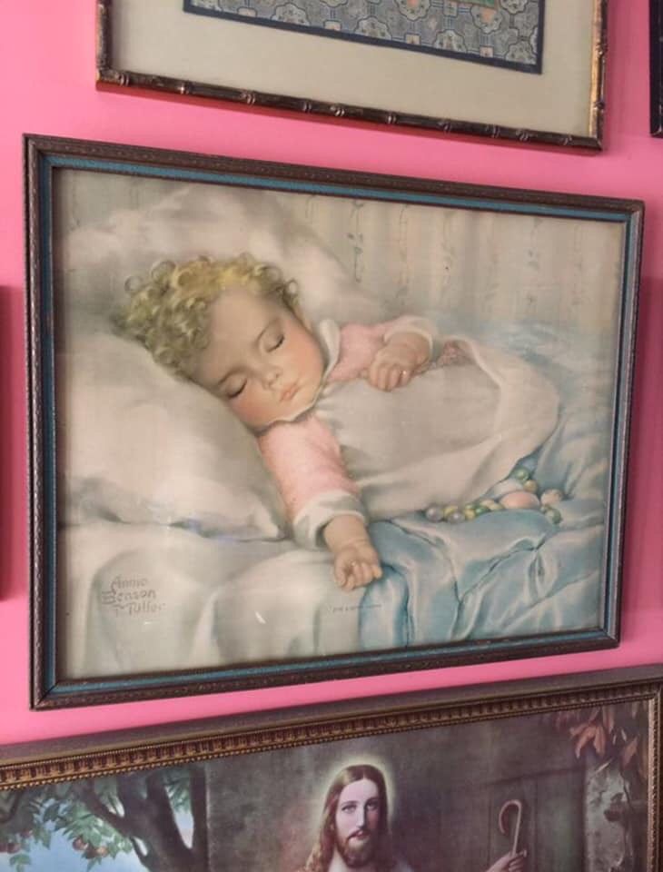 Beautiful Vintage Large Print by Annie Benson Muller