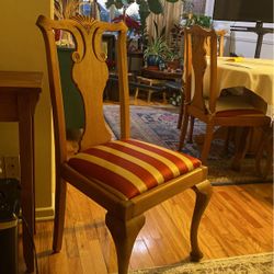 Wooden Antique Chair (set Of 4)