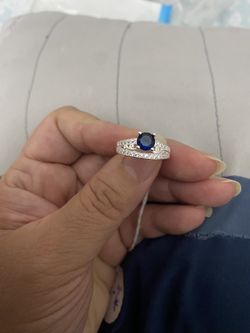 Real 925 Sterling Silver Wedding Ring Size 6