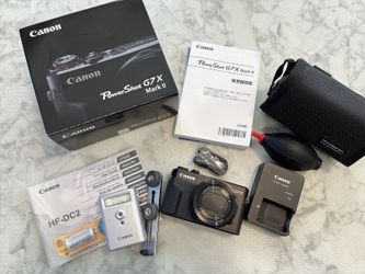 Canon G7X Mark II Camera