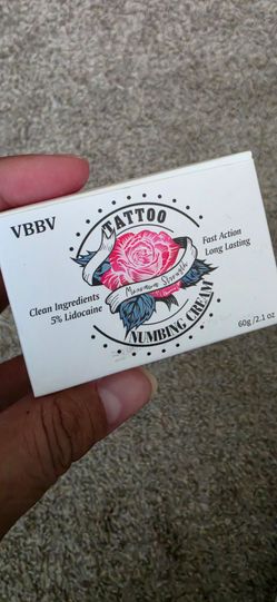 Tattoo numbing cream