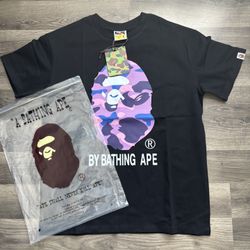 Bape tee/ Purple 