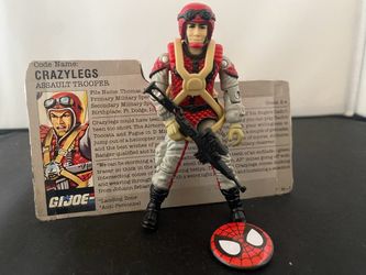 Vintage 1987 GI Joe Crazylegs