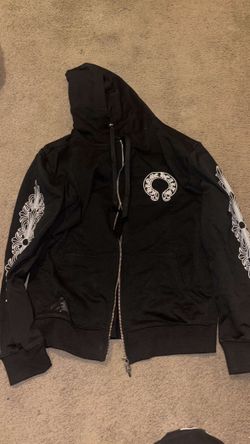Chrome Heart Zip Up Hoodie