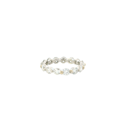 14K White Gold Diamond Eternity Band - 2.65ct
