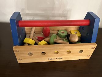 Melissa & Doug Wooden Tool Box Set