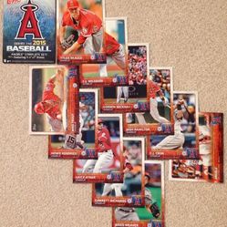 Rare Topps 2015 Series One • Anaheim Angels oversized team set SEALED