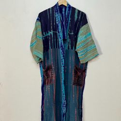 New Tie-Dyed Print Kimono 