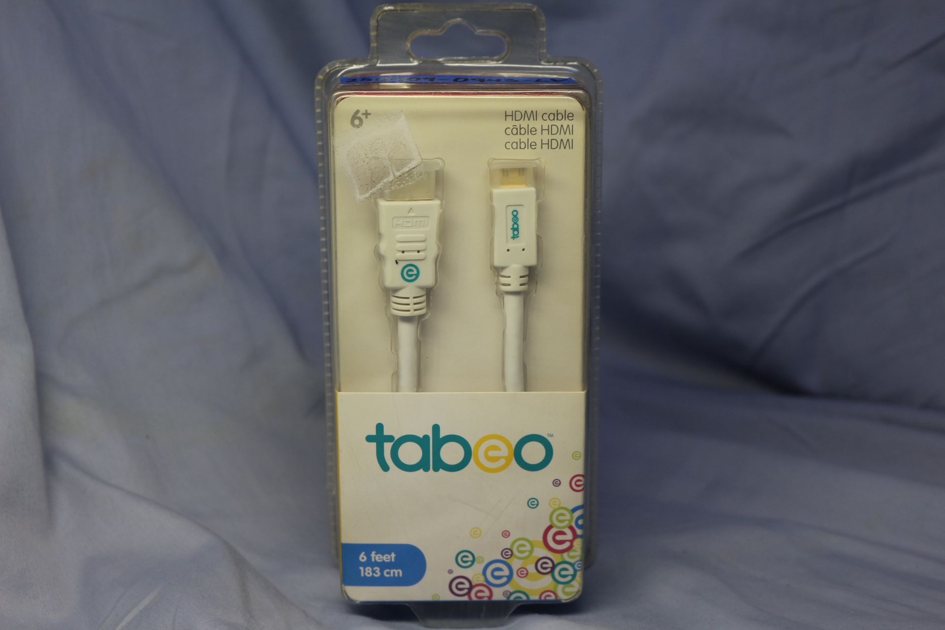 Tabeo Mini HDMI to HDMI Cable 6 Ft Video Cable for Tablet to TV Connection New