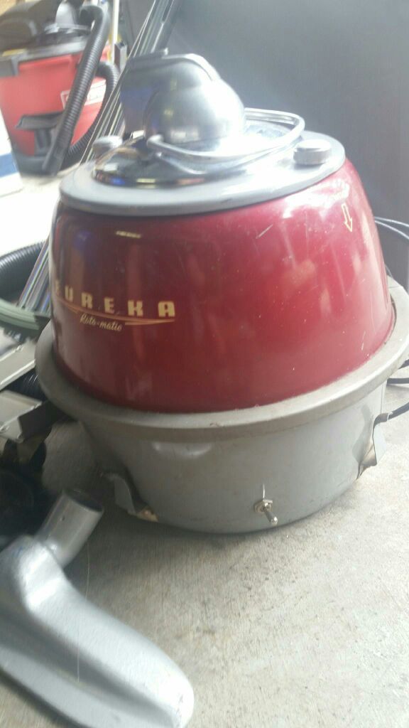 Vintage Eureka Canister Roto-matic Vacuum