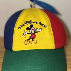 Vintage Walt Disney World Mickey Mouse Spinner Youth Hat