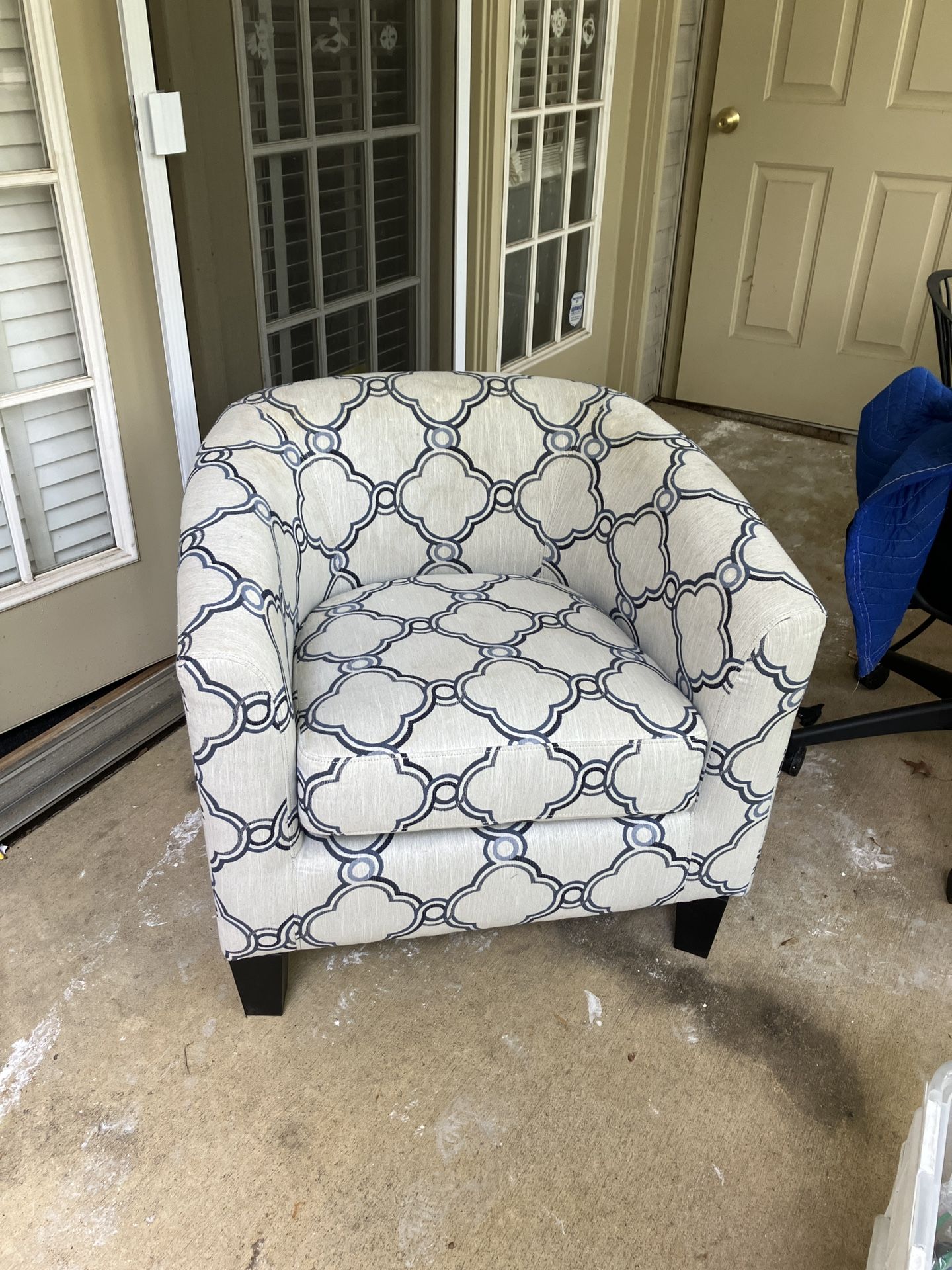 Patterned Arm Chair