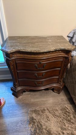 Real wood cherry side tables