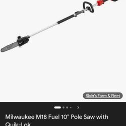 Milwaukee Pole Saw 