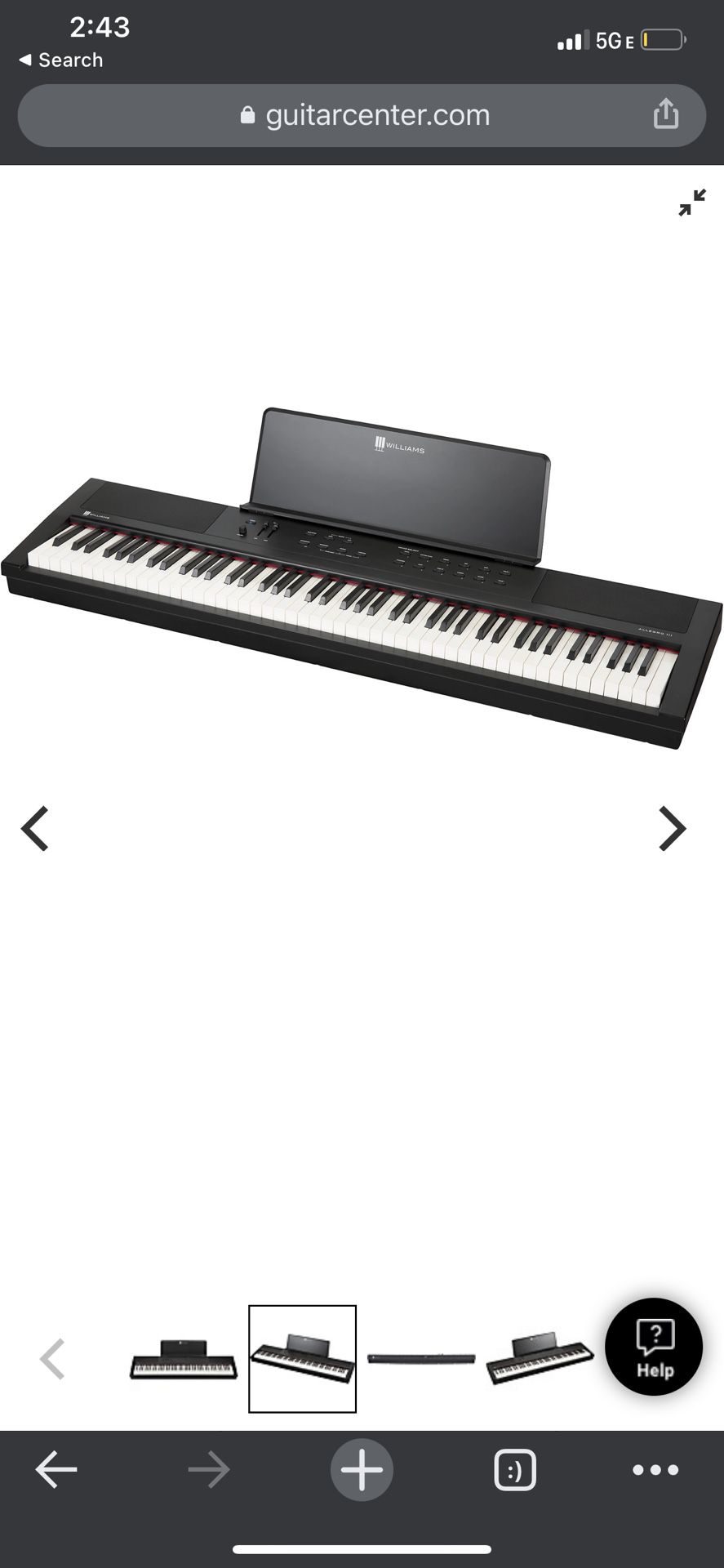 Electric Piano + Stand 