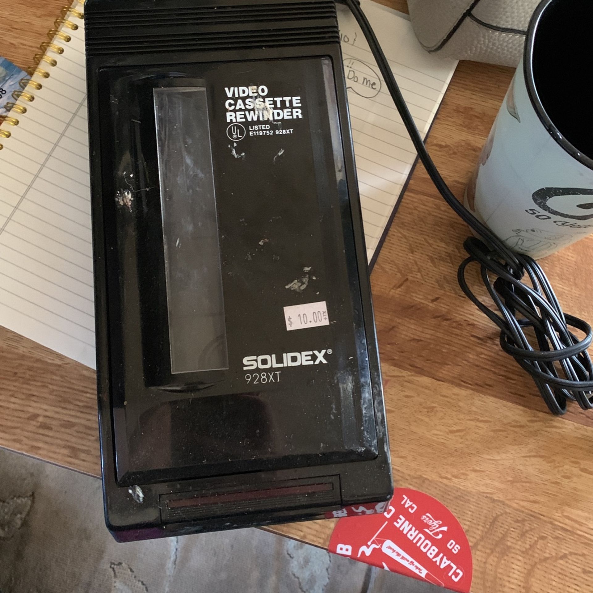 Video Cassette Rewinder