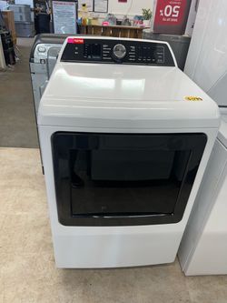 Ge profile White Front-Load Electric Dryer with Steam