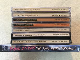 FRANK ZAPPA CD LOT