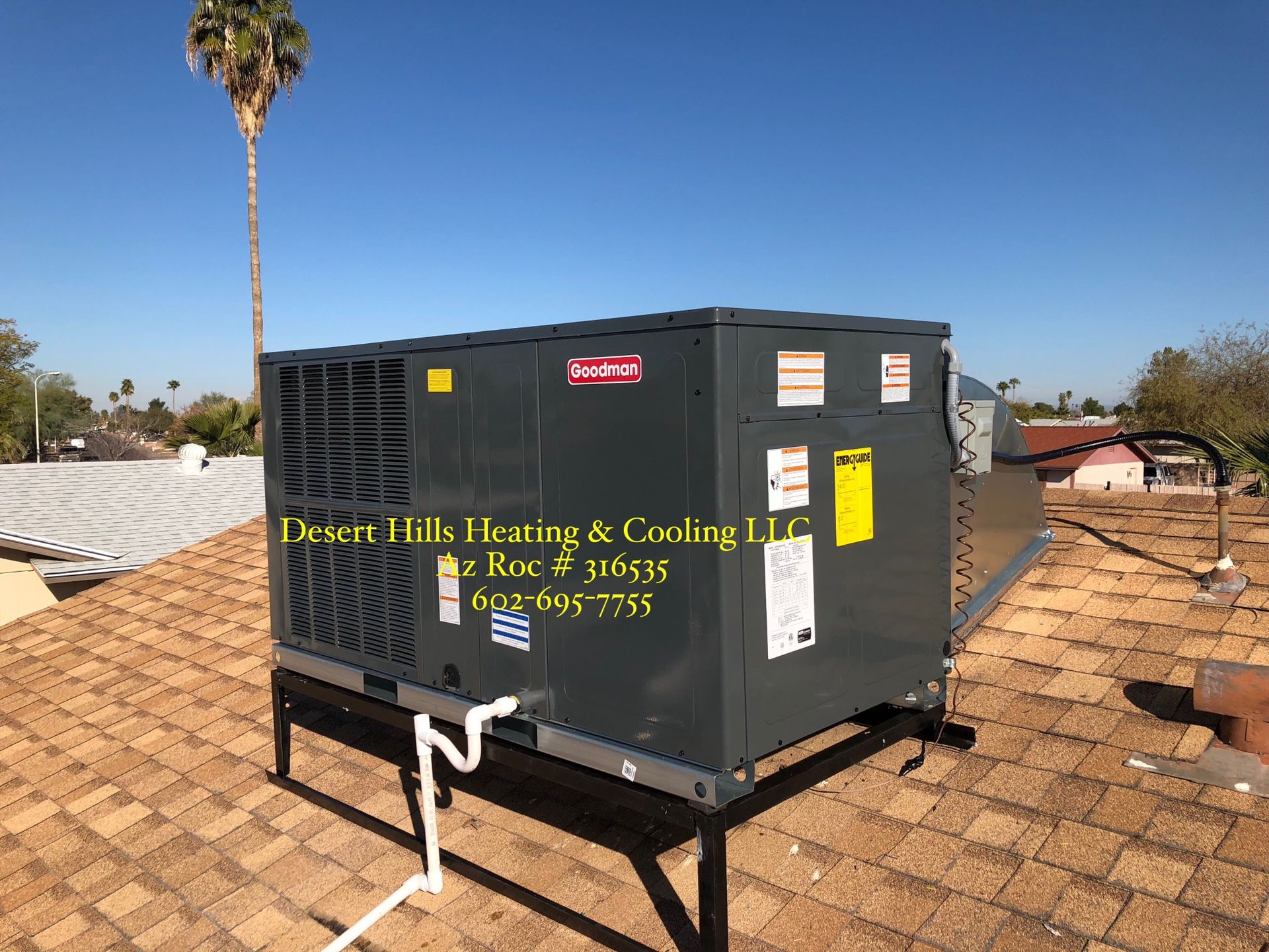 Goodman a/c units installed all sizes.!!