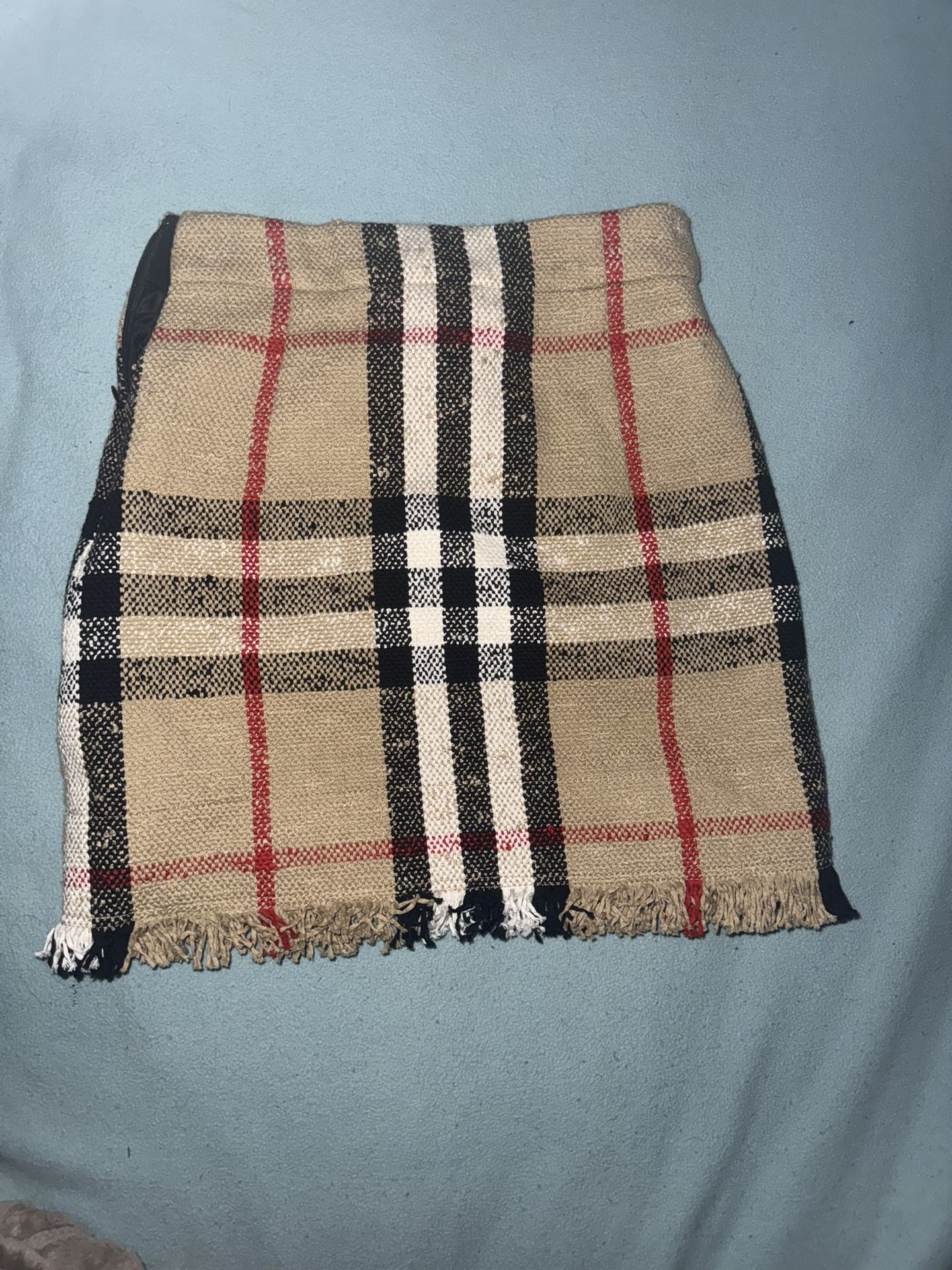 Burberry Tweed Skirt, Size 0, NWT, Msrp $1250