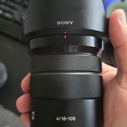 Sony 18-105mm f/4 G OSS E-Mount Lens – Excellent – Power Zoom – Video Beast
