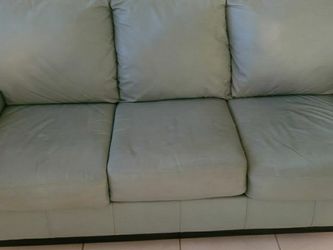 Nice Leather Couch And Love Seat. For Quick Sale ...First $100 Both Pieces