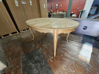 Vintage oval dining table