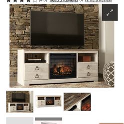 Ashley Furniture Entertainment Center And USB Night Stands