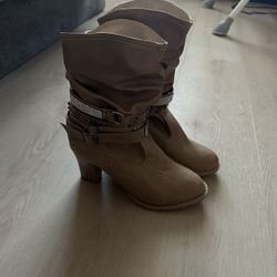 Ankle Rhinestone Boots