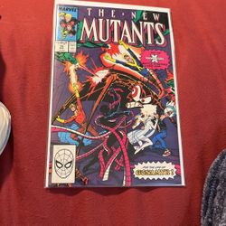 Wow !! New Mutants # 74 High Grade 9.6-10.0 Near Mint/Mint Never Read Marvel Comics 1989