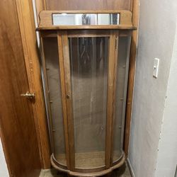 Two curio cabinets With 3 Shelves Each!