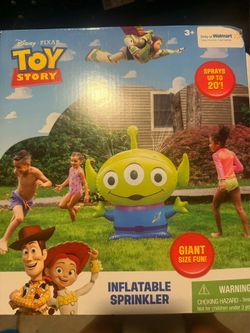Toy Story water sprinkler