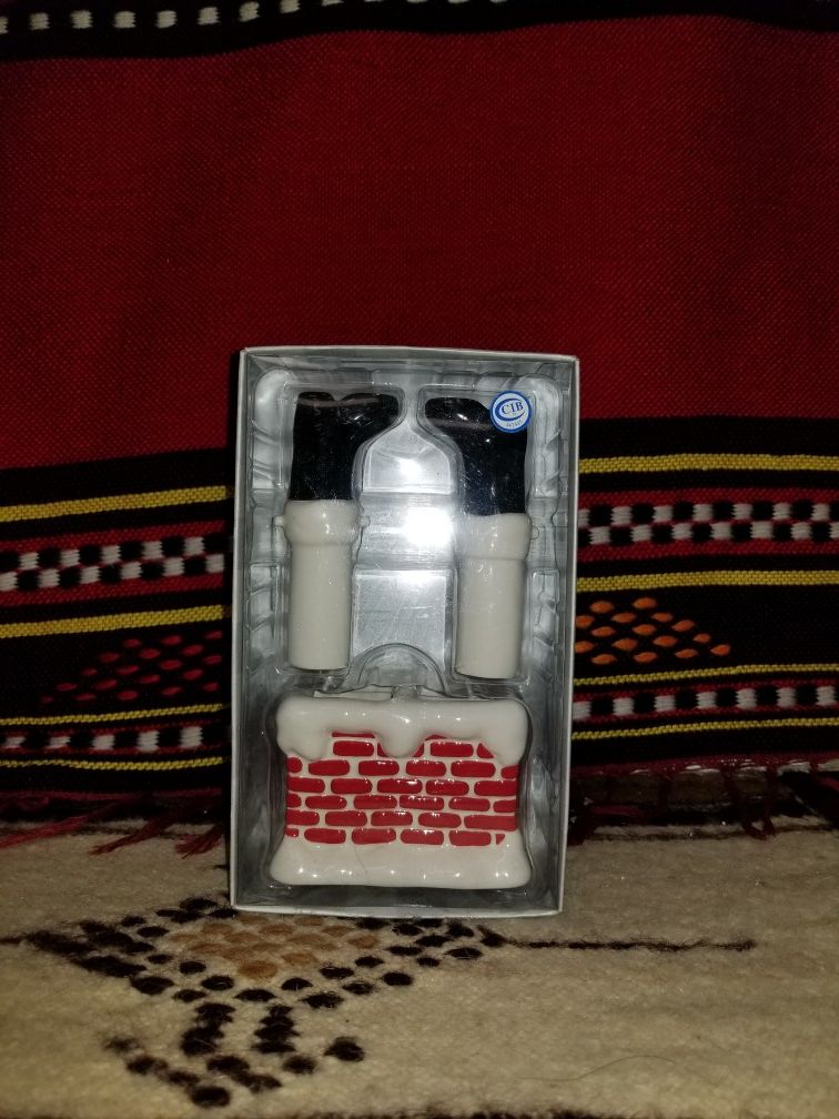 CERAMIC SANTA'S BOOTS