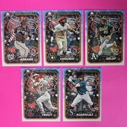 2024⚾️5-Topps Holiday Image Variation Cards