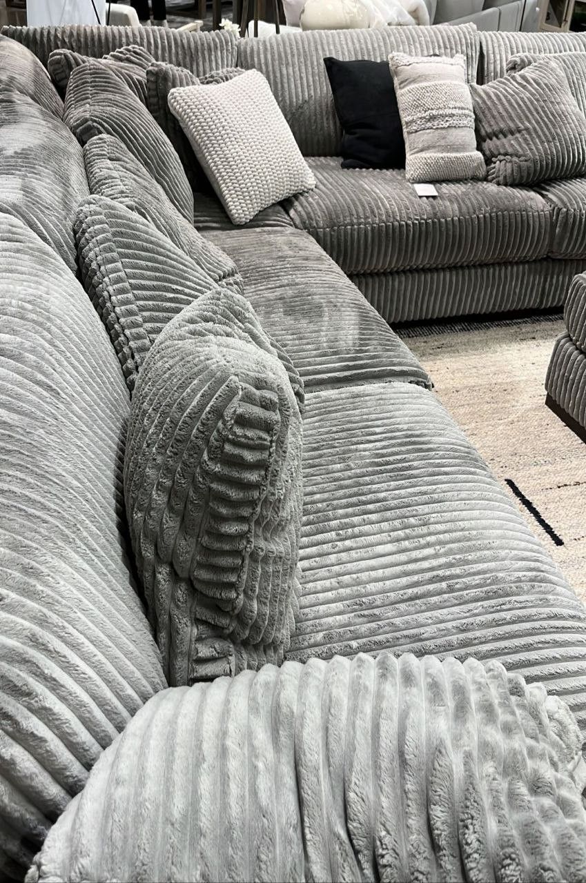 💃 BRAND NEW 👌Lindyn Fog 5 Piece Sectional🦋2,3... Piece/Chaise Available🦋