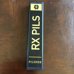 Institution Ale Company RX Pils Pilsner Beer Tap Handle