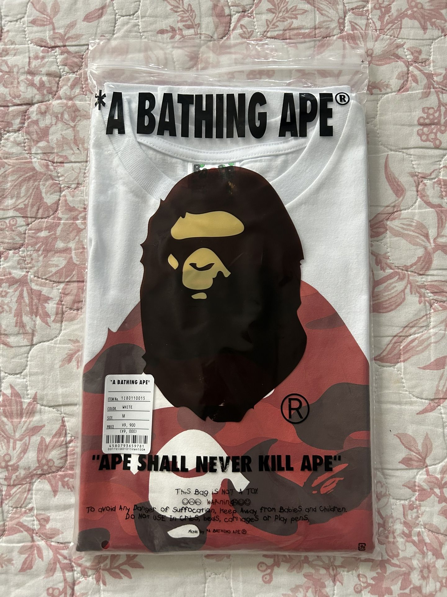 White And Red Bape T-shirt