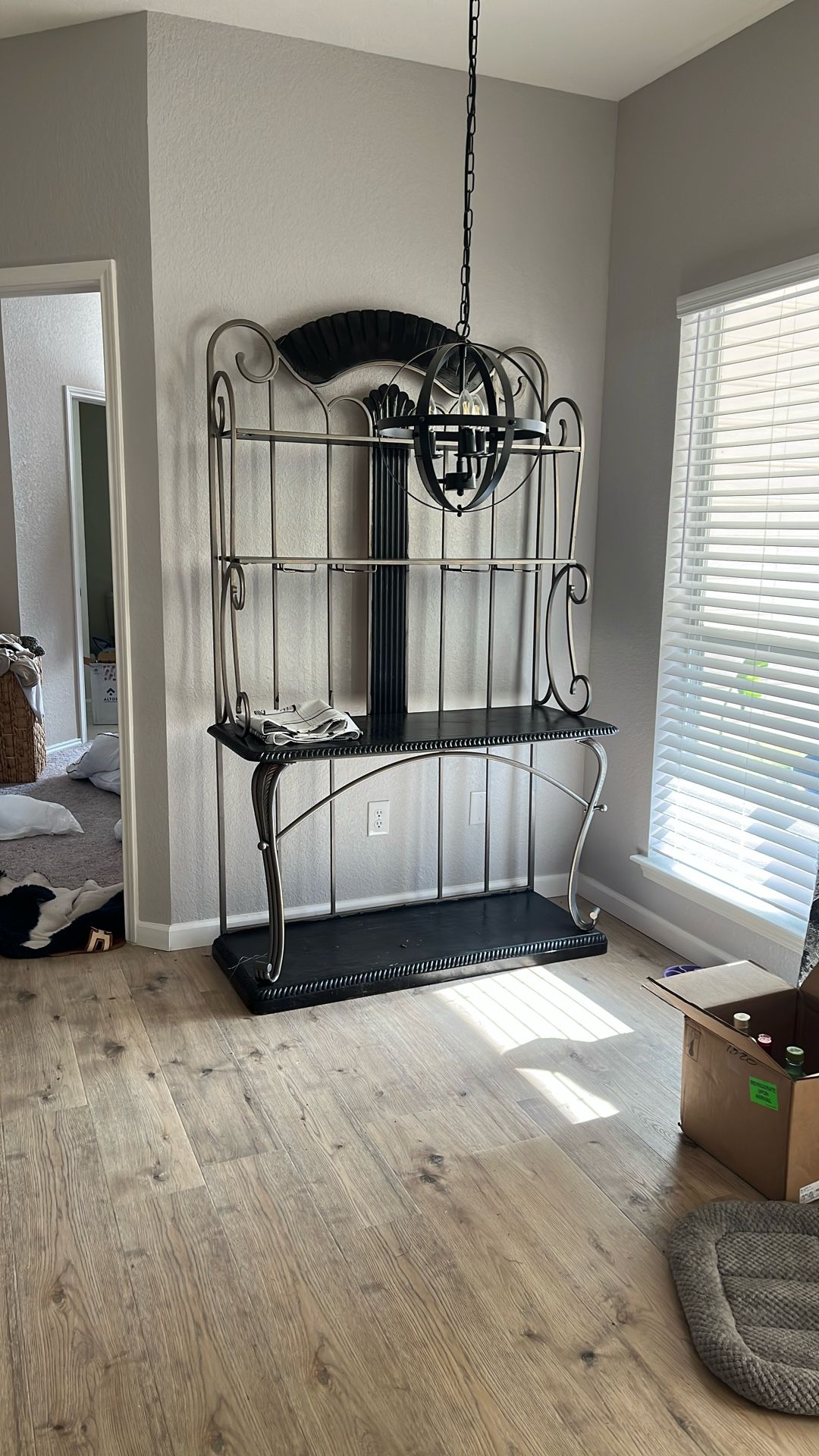 bakers rack/dining room bar