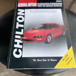 Chilton Camaro/Firebird Repair Manual