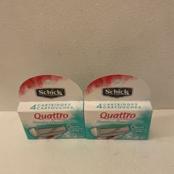 Schick Quattro for Women Refills ( 4 Cartridges / Pack)