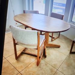 Kitchen table with four chairs