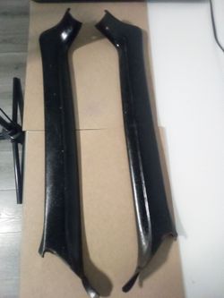 63-64 Chevy impala convertible windshield interior trim moldings