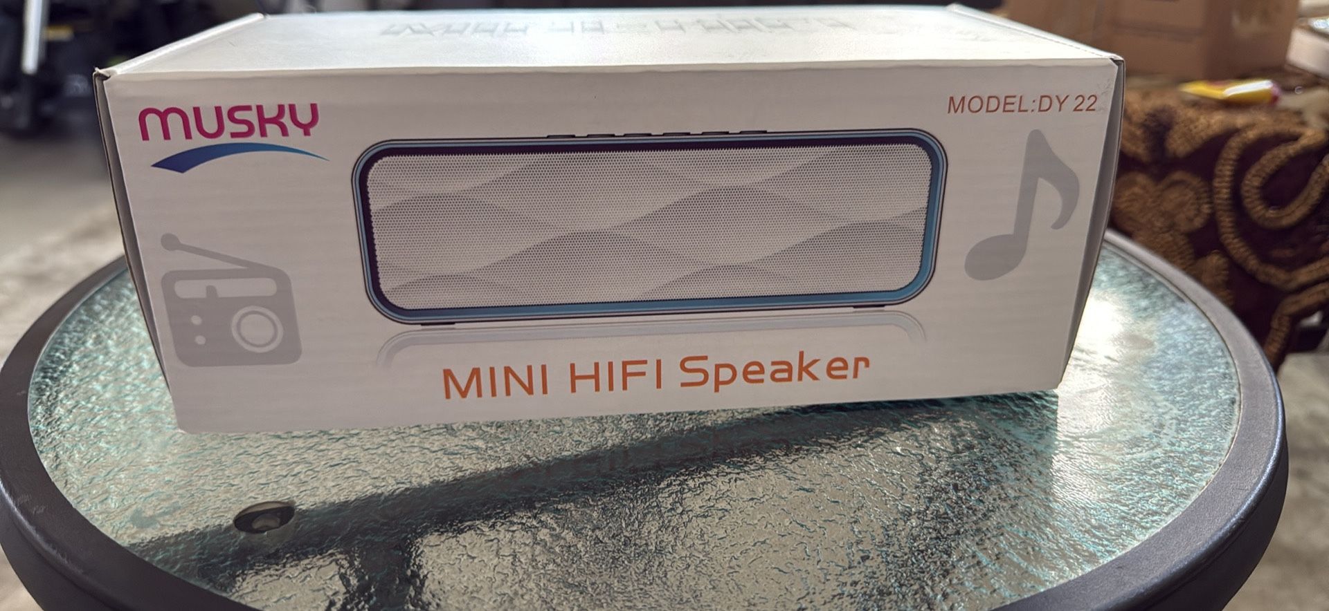Portable Wireless Bluetooth Stereo Speaker with Powerful Sound 10W Acoustic Drivers Built-in Mic FM