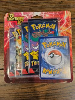 Pokémon Temporal Forces, Scarlet & Violet , Trick or Trade (TCG Lightning set 4 packs)