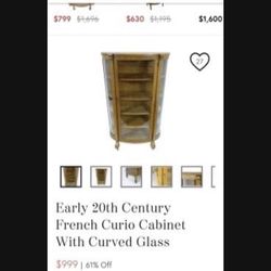 Early 20th Century Antique China Cabinet 