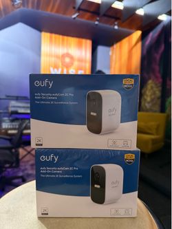 Eufy Security Cameras (2 pack, sealed)