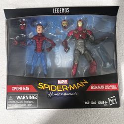 Marvel Legends Spider-Man Homecoming SPIDER-MAN IRON MAN  2 Pack New
